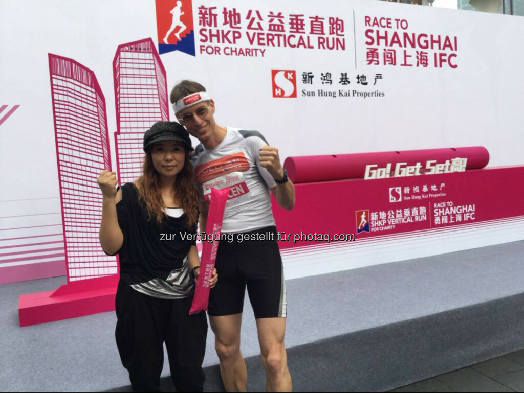 Rolf Majcen: 6. Platz beim Treppenlauf in Shanghai., © Aussendung (27.10.2015) 