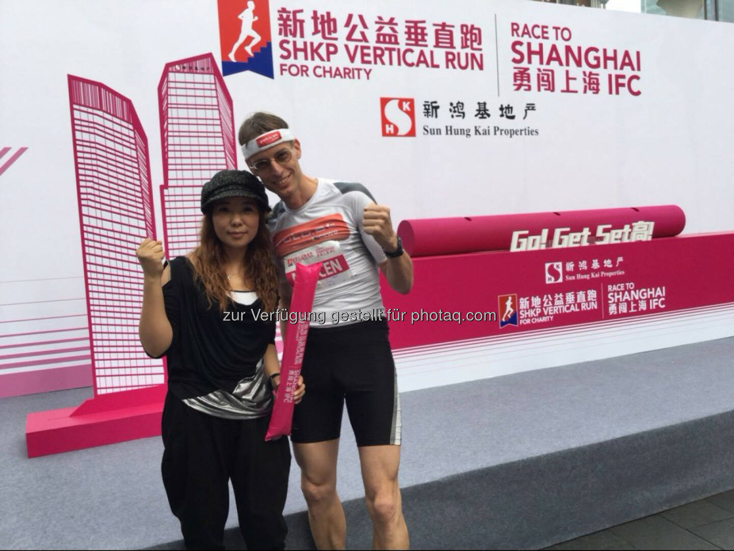 Rolf Majcen: 6. Platz beim Treppenlauf in Shanghai.