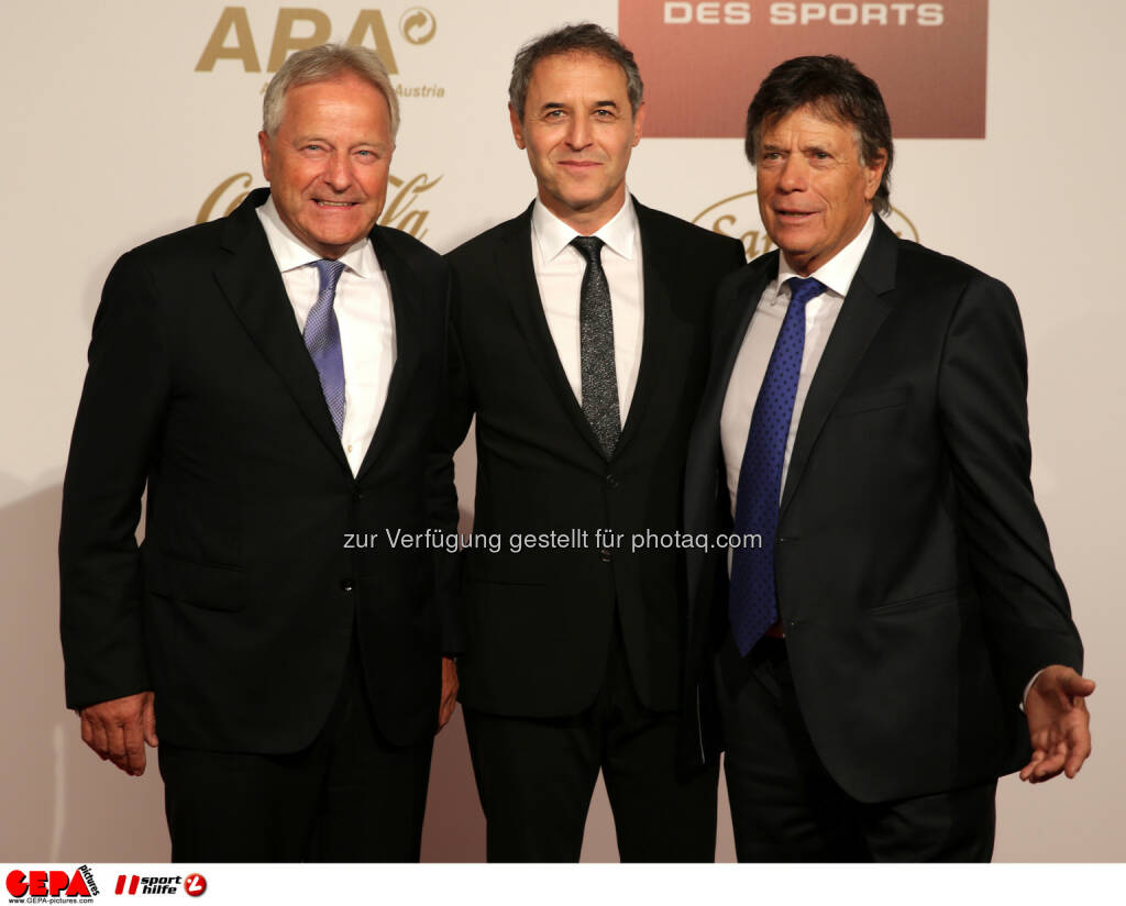 Leo Windtner, Marcel Koller, Peter Schröcksnadel : Photo: GEPA pictures/ Walter Luger (30.10.2015) 