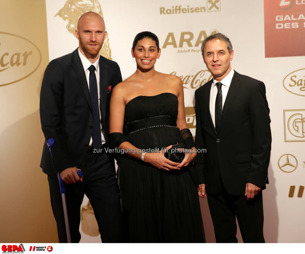 Robert Almer, Dominique Nadarajah, Marcel Koller : Photo: GEPA pictures/ Walter Luger (30.10.2015) 