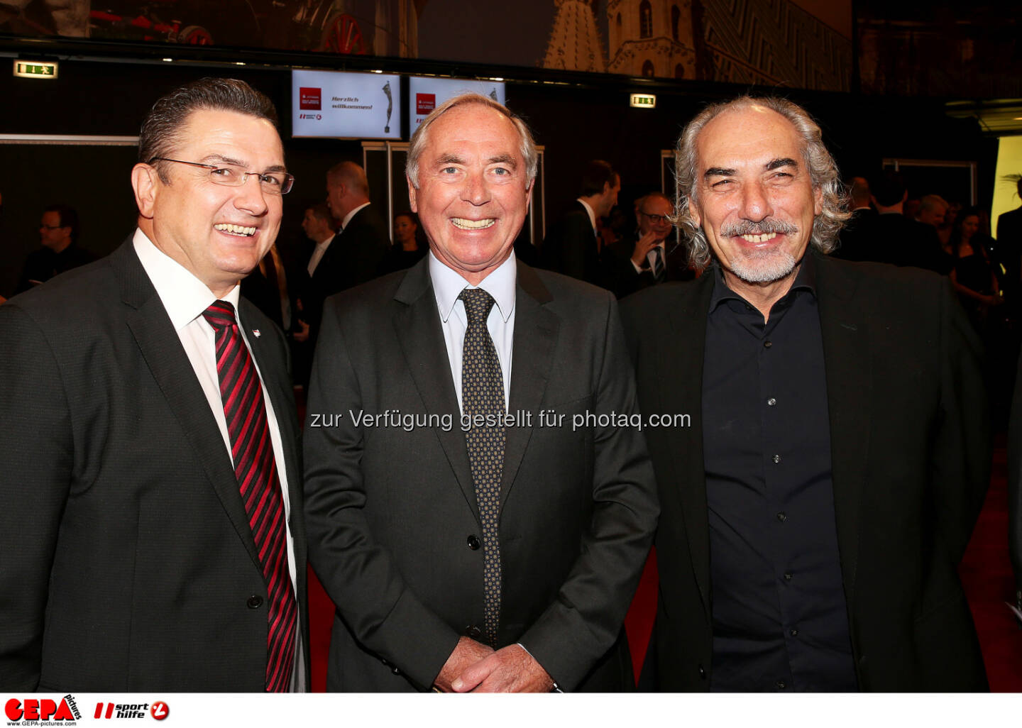 Hermann Krist, Karl Schranz, Peter Kleinmann : Photo: GEPA pictures/ Hans Oberlaender