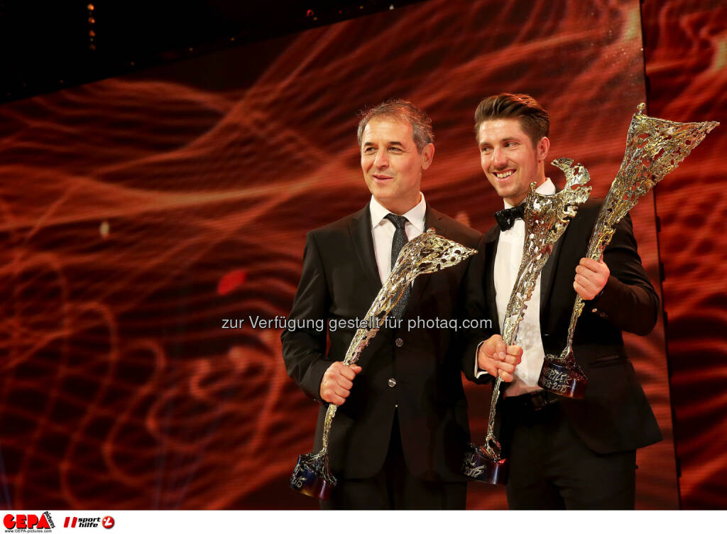 Marcel Koller, Marcel Hirscher : Photo: GEPA pictures/ Hans Oberlaender (30.10.2015) 