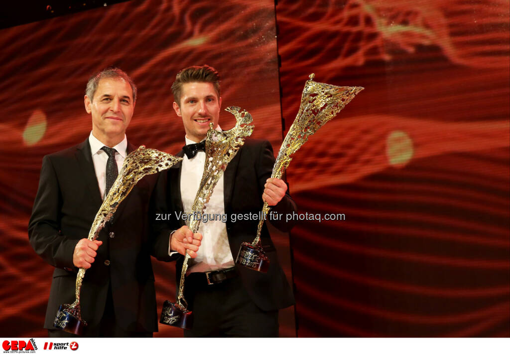 Marcel Koller, Marcel Hirscher : Photo: GEPA pictures/ Hans Oberlaender (30.10.2015) 