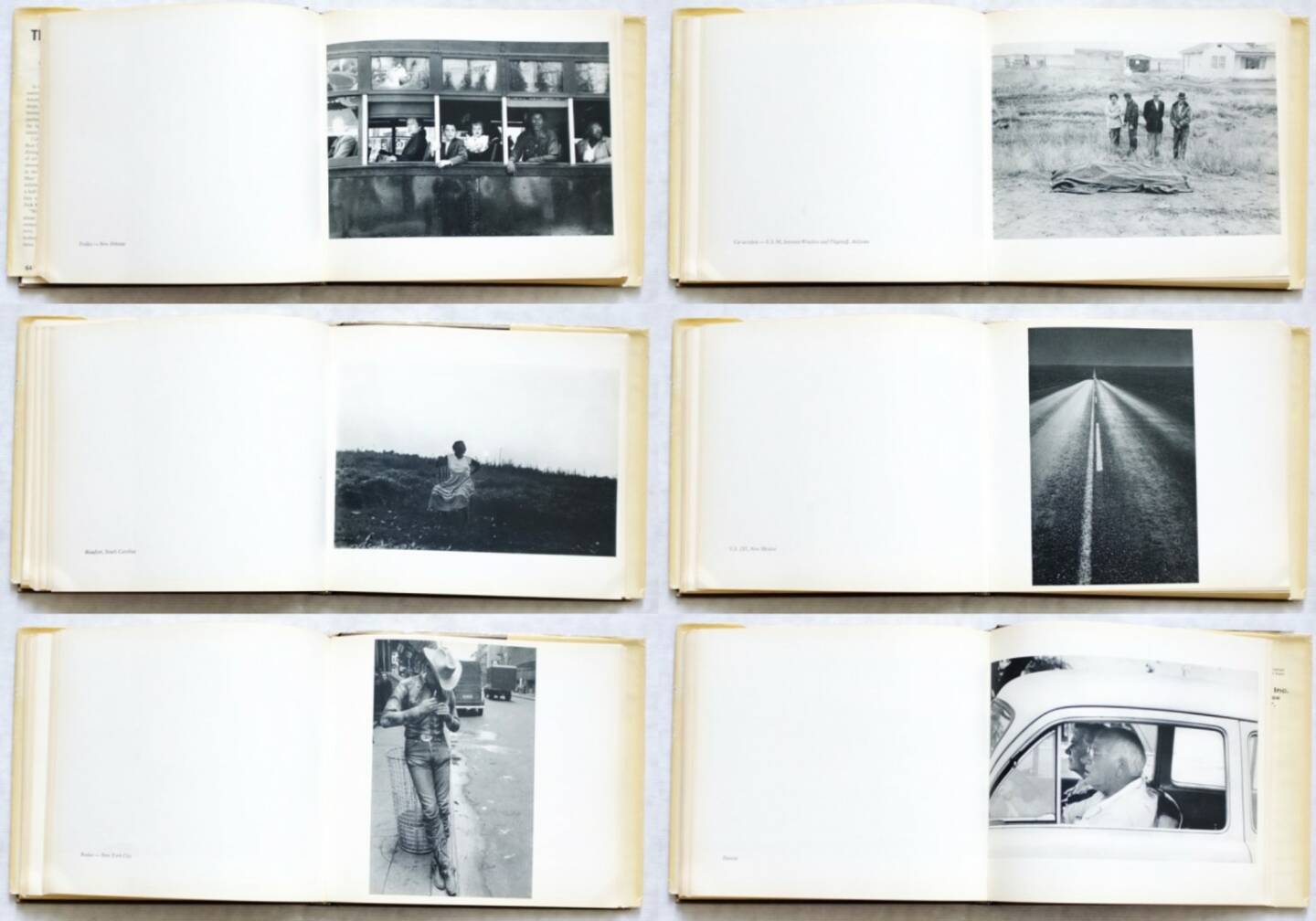 Robert Frank - The Americans, Grove Press 1959, Beispielseiten, sample spreads - http://josefchladek.com/book/robert_frank_-_the_americans