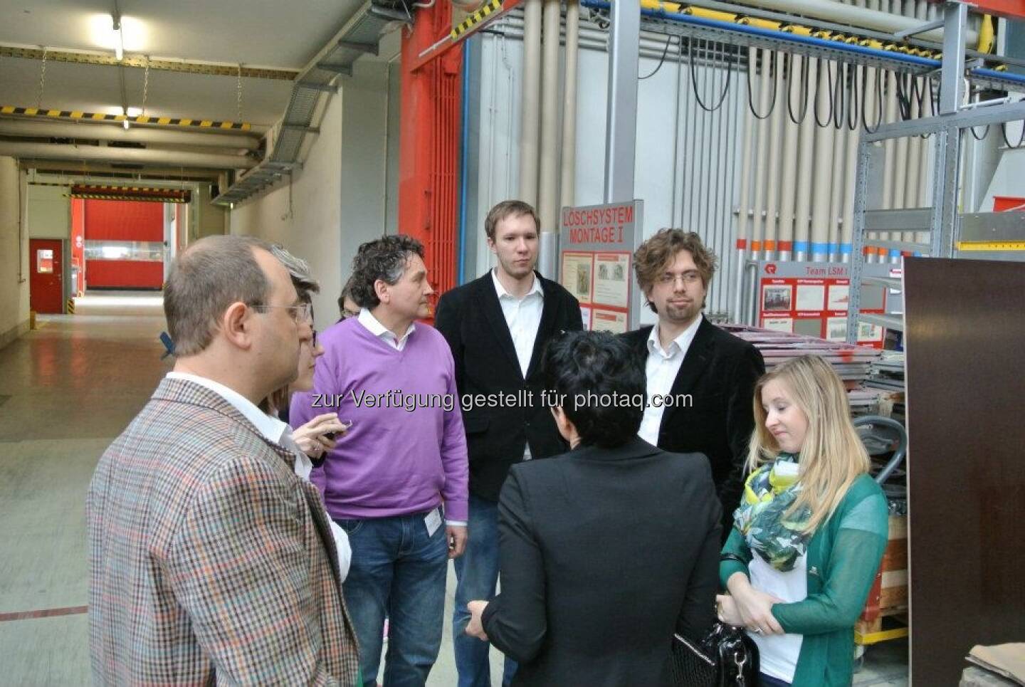 ambuzzador bei Rosenbauer mit Christian Rothmüller, Florian Figl, Gerda Königstorfer, Nardo Vogt.