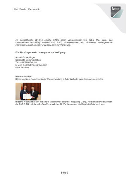 Mitterlehner ehrt Ruguang Geng (Facc), Seite 3/3, komplettes Dokument unter http://boerse-social.com/static/uploads/file_442_mitterlehner_ehrt_ruguang_geng_facc.pdf (04.11.2015) 