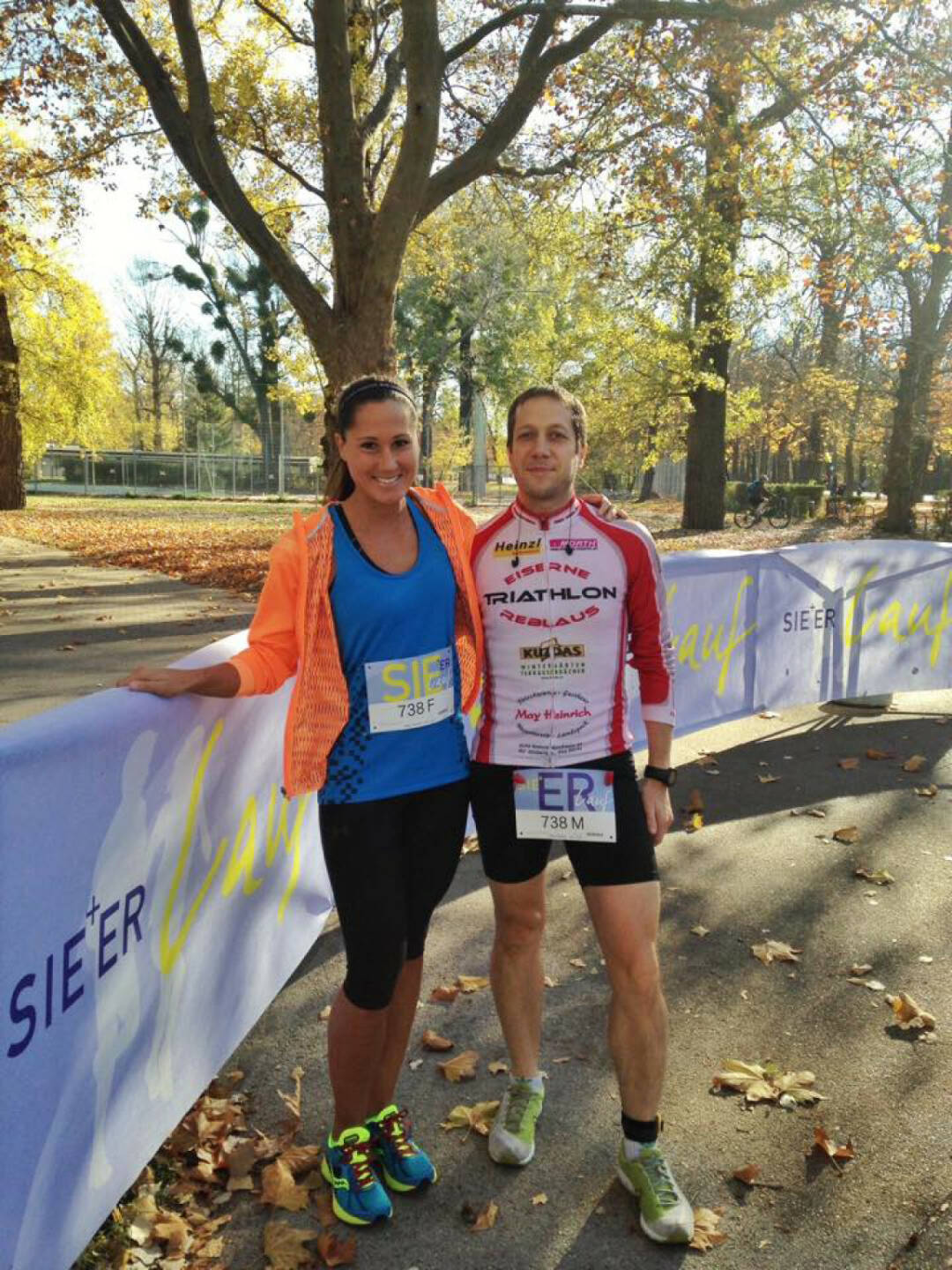 , Mani Hofmann gewinnen beim Er & Sie Lauf den 2. Platz in der AK Befreundetes Paar