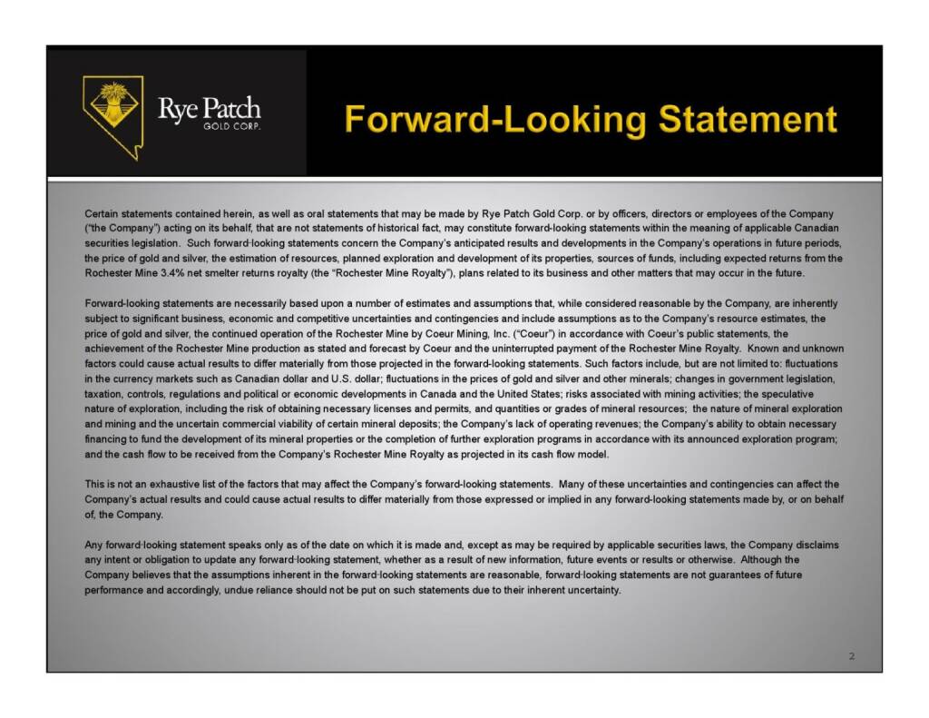 ￼Forward-Looking Statement (12.11.2015) 