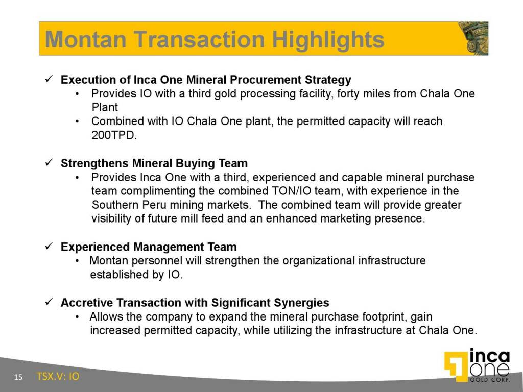 Montan Transaction Highlights (12.11.2015) 