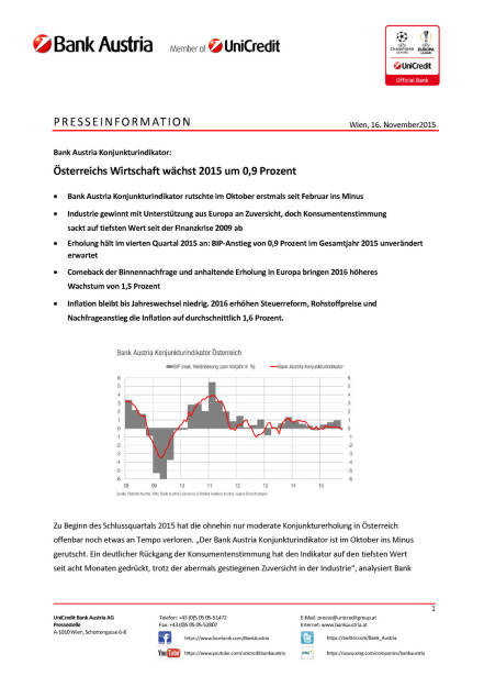 Bank Austria Konjunkturindikator, Seite 1/5, komplettes Dokument unter http://boerse-social.com/static/uploads/file_474_bank_austria_konjunkturindikator.pdf (16.11.2015) 