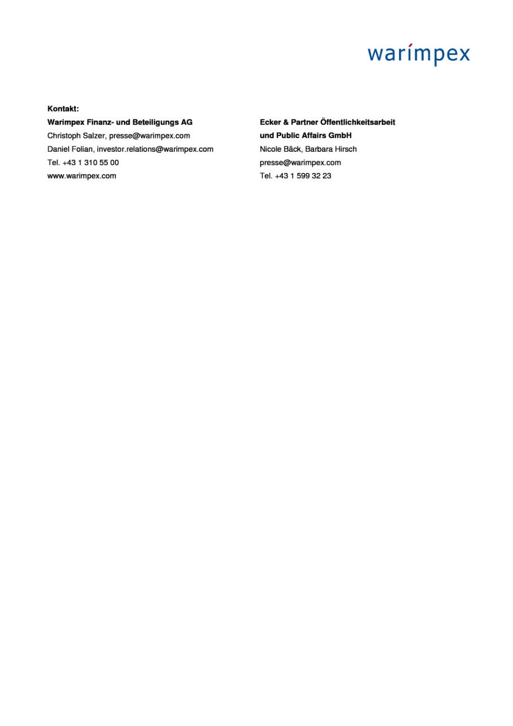 Warimpex verkauft Hotels in Ekaterinburg, Seite 2/2, komplettes Dokument unter http://boerse-social.com/static/uploads/file_477_warimpex_verkauft_hotels_in_ekaterinburg.pdf