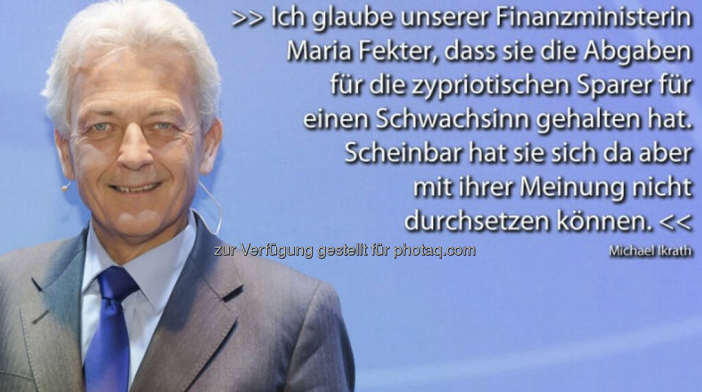 Michael Ikrath mit Sager zu Zypern für http://www.puls4.com/austrianews/Pro-und-Contra-Zitate-vom-25-03-2013/artikel/11738 (c) Puls 4 (26.03.2013) 