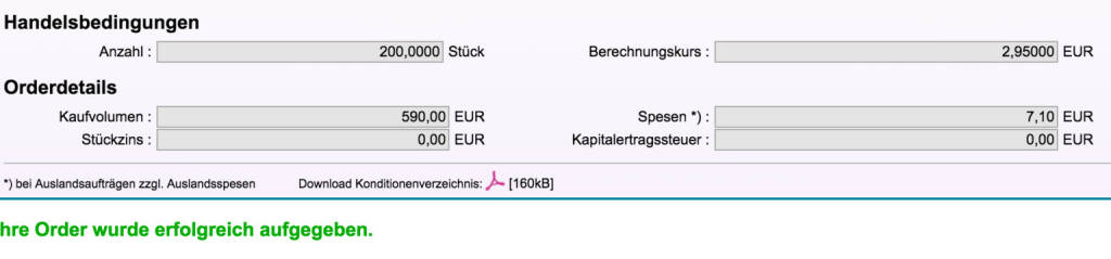 Tag 96: Kauf 200 Nasdaq Put DB zu 2,95 (18.11.2015) 