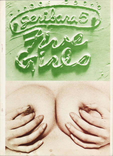 Nobuyoshi Araki - Geribara 5 - Five Girls, Fukushu-Shudan, Geribara-5 1972, Cover - http://josefchladek.com/book/nobuyoshi_araki_-_five_girls_荒木経惟_ファイブ_ガールズ, © (c) josefchladek.com (20.11.2015) 