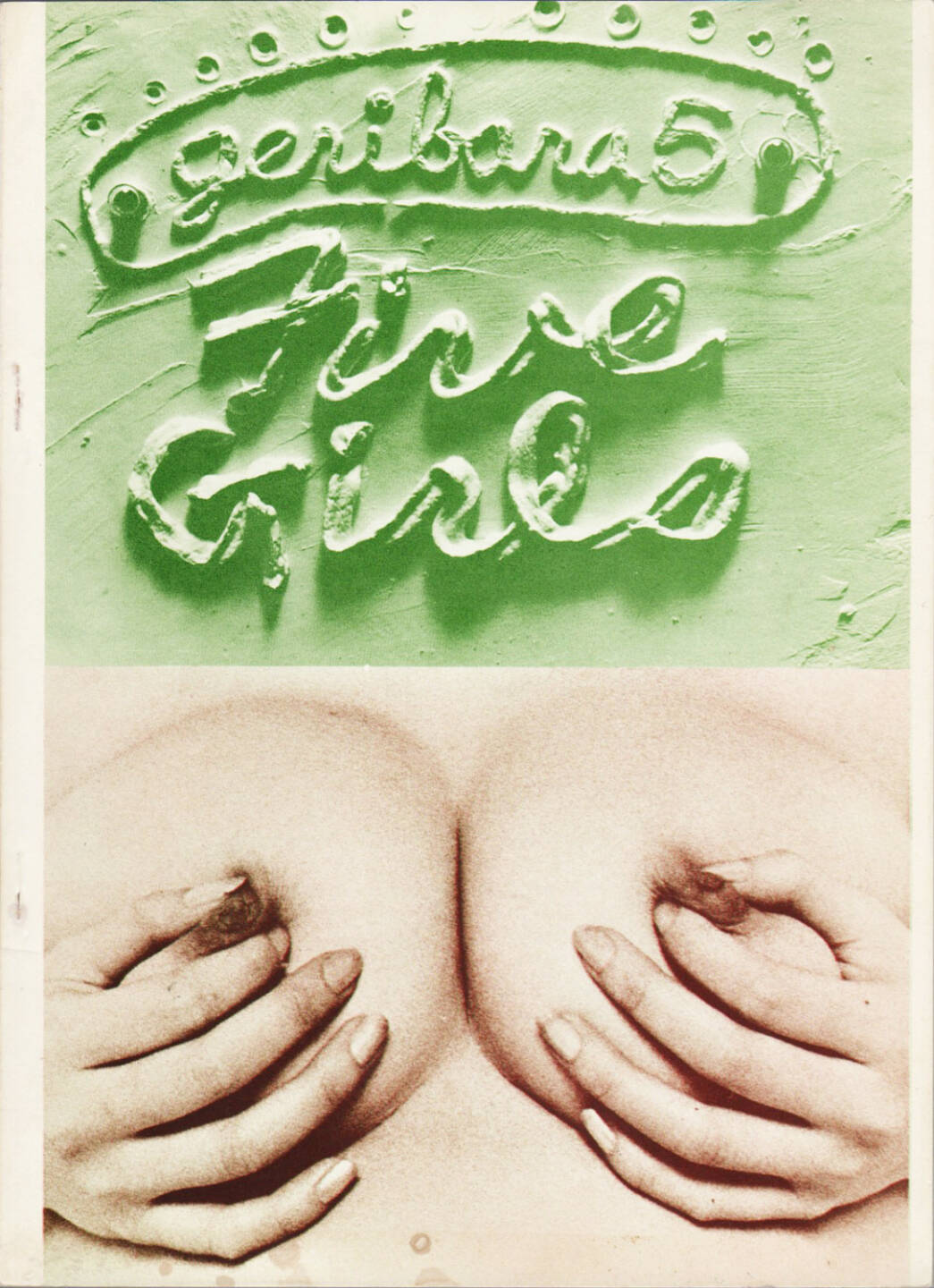 Nobuyoshi Araki - Geribara 5 - Five Girls, Fukushu-Shudan, Geribara-5 1972, Cover - http://josefchladek.com/book/nobuyoshi_araki_-_five_girls_荒木経惟_ファイブ_ガールズ