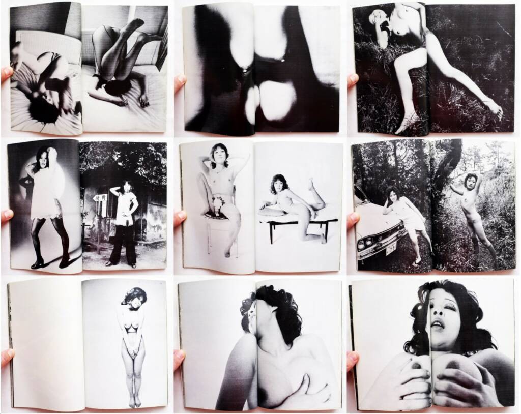 Nobuyoshi Araki - Geribara 5 - Five Girls, Fukushu-Shudan, Geribara-5 1972, Beispielseiten, sample spreads - http://josefchladek.com/book/nobuyoshi_araki_-_five_girls_荒木経惟_ファイブ_ガールズ, © (c) josefchladek.com (20.11.2015)