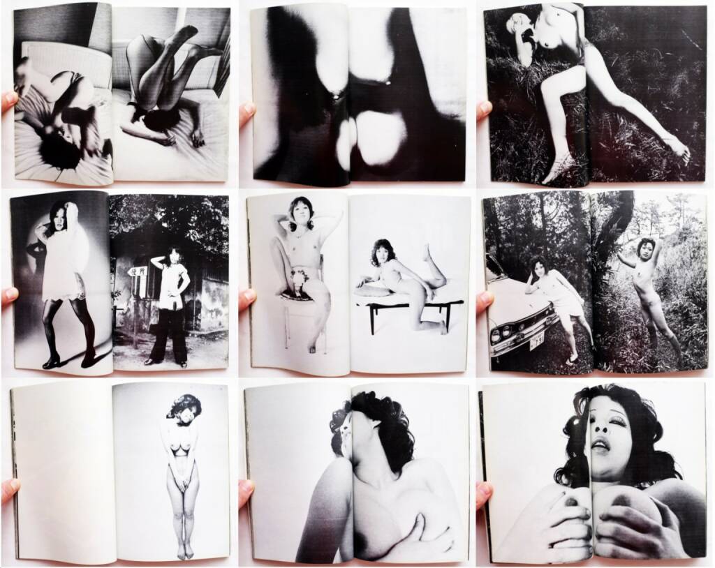 Nobuyoshi Araki - Geribara 5 - Five Girls, Fukushu-Shudan, Geribara-5 1972, Beispielseiten, sample spreads - http://josefchladek.com/book/nobuyoshi_araki_-_five_girls_荒木経惟_ファイブ_ガールズ, © (c) josefchladek.com (20.11.2015) 