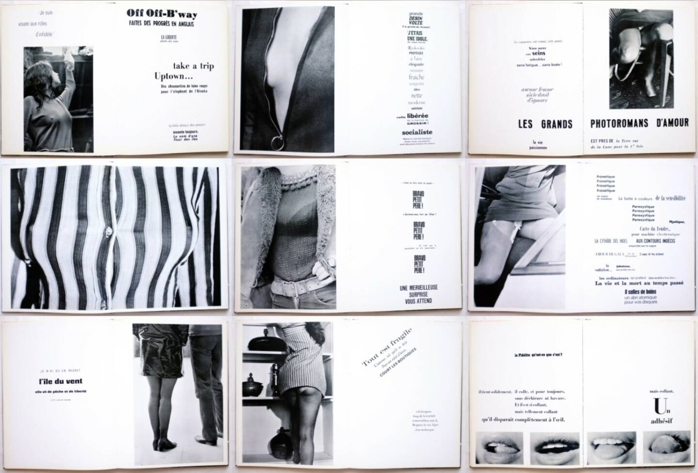 Marc Attali & Jacques Delfau - Les érotiques du regard - Andre Balland 1968, Beispielseiten, sample spreads - http://josefchladek.com/book/attali_marc_jacques_delfau_-_les_erotiques_du_regard
