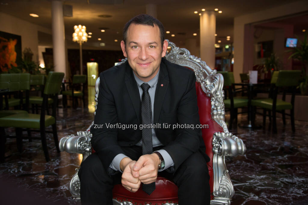 Philipp Pratl : Seit Anfang November neuer General Manager im Arcotel Kaiserwasser Wien : Fotocredit: Arcotel Hotels/Bauer, © Aussendung (23.11.2015) 