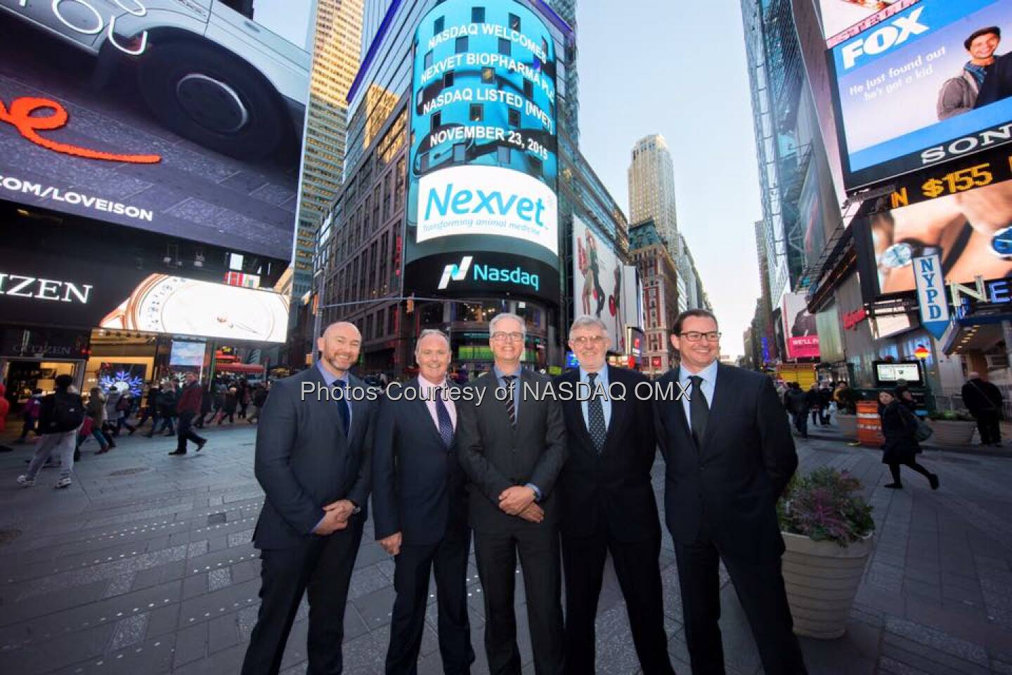 Nexvet rang the Nasdaq Closing Bell! $NVET  Source: http://facebook.com/NASDAQ