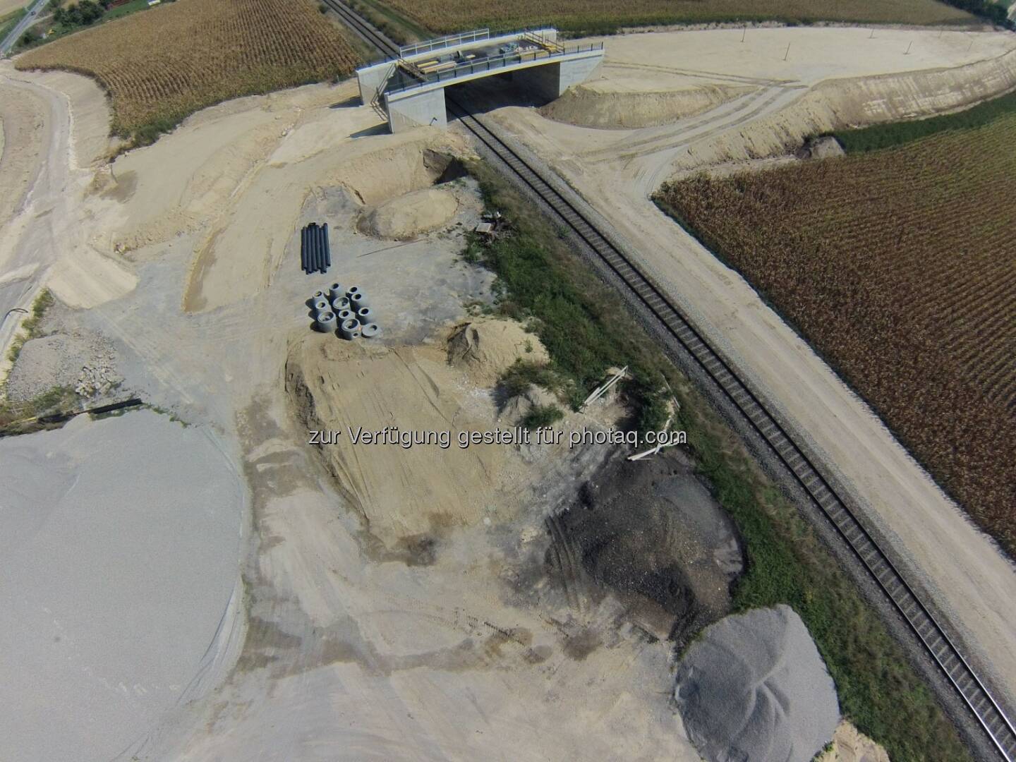 A 5 Nord/Weinviertel Autobahn: Brücke - Spange Mistelbach : Asfinag: Umfahrung Drasenhofen – positive Umweltverträglichkeits-Prüfung : Fotocredit: Asfinag