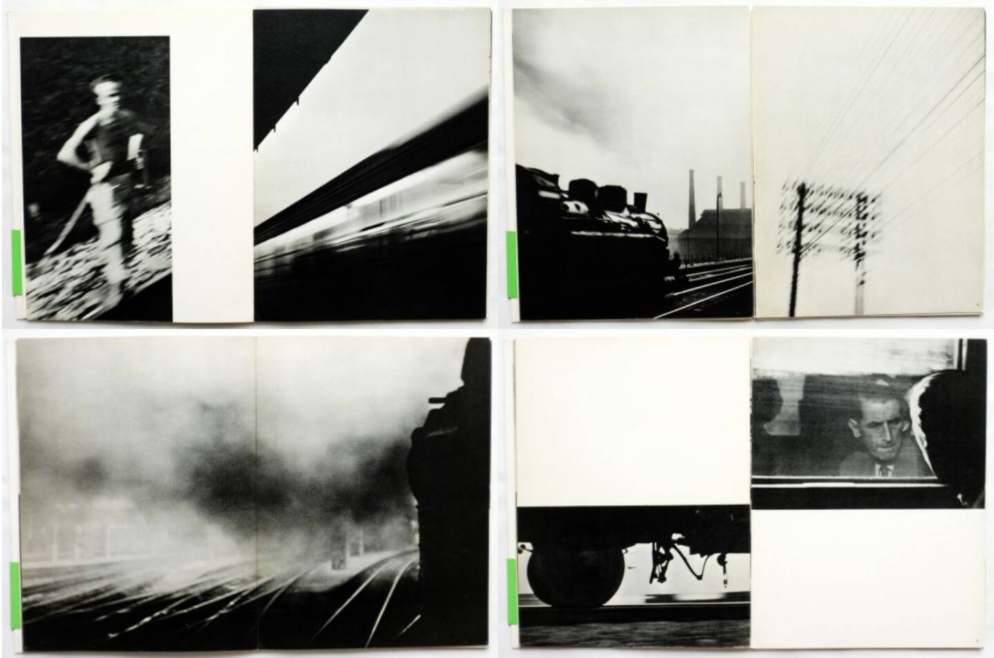 René Groebli - Magie der Schiene, Kubus-Verlag 1949, Beispielseiten, sample spreads - http://josefchladek.com/book/rene_groebli_-_magie_der_schiene