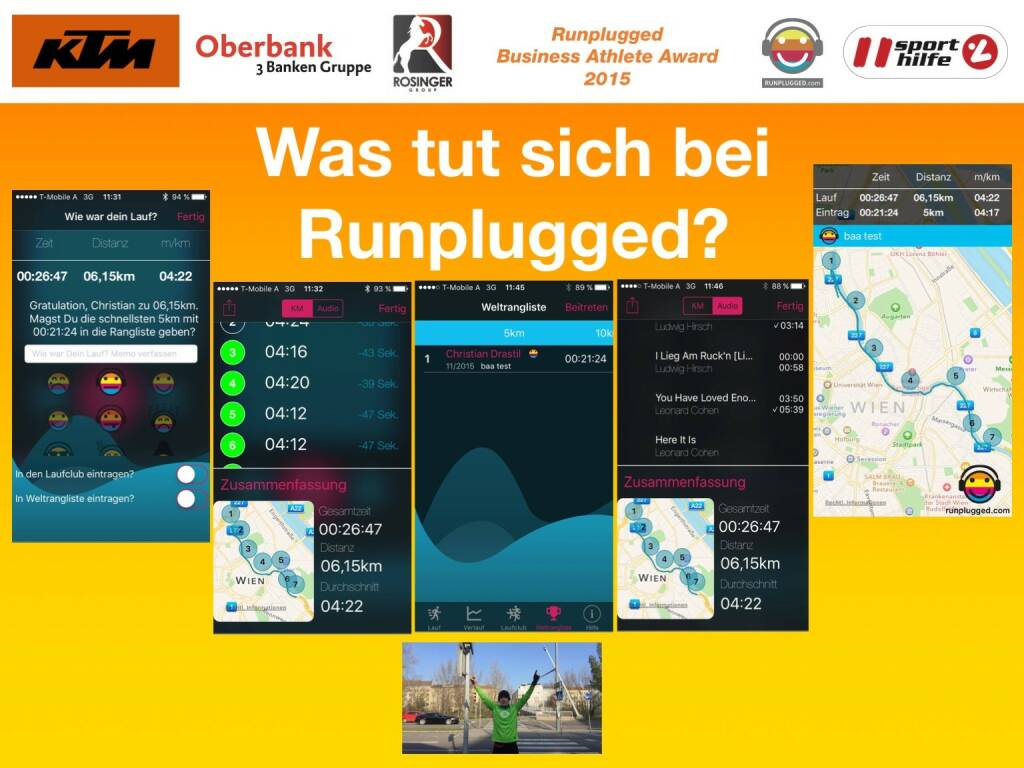 Was tut sich bei Runplugged?  (01.12.2015) 