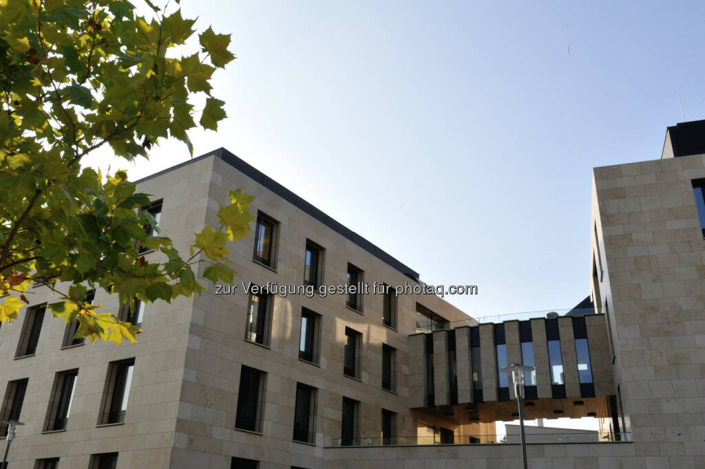 Lab Building West - das neue Laborgebäude am IST Austria-Campus : Ein neues Gebäude für experimentelle und theoretische Wissenschaft : Nanofertigungsanlage ermöglicht Ausweitung der Forschungsbandbreite : Fotocredit: IST Austria, © Aussendung (01.12.2015) 