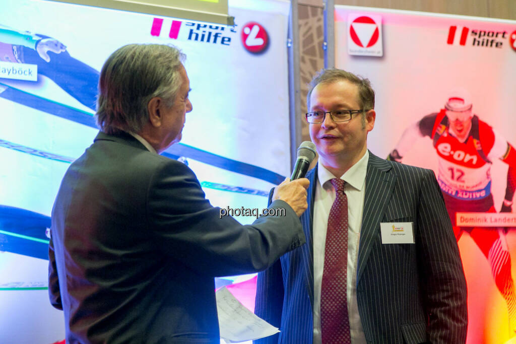 Hans Huber, Gregor Rosinger (Rosinger Group), © Martina Draper/photaq (02.12.2015) 