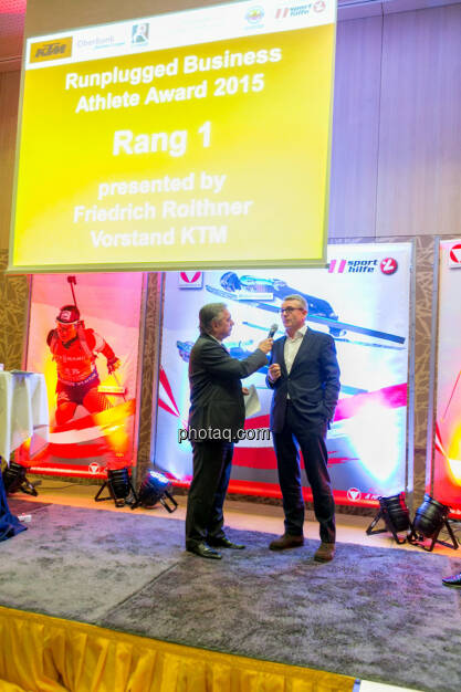 Hans Huber, Friedrich Roithner (KTM), © Martina Draper/photaq (02.12.2015) 