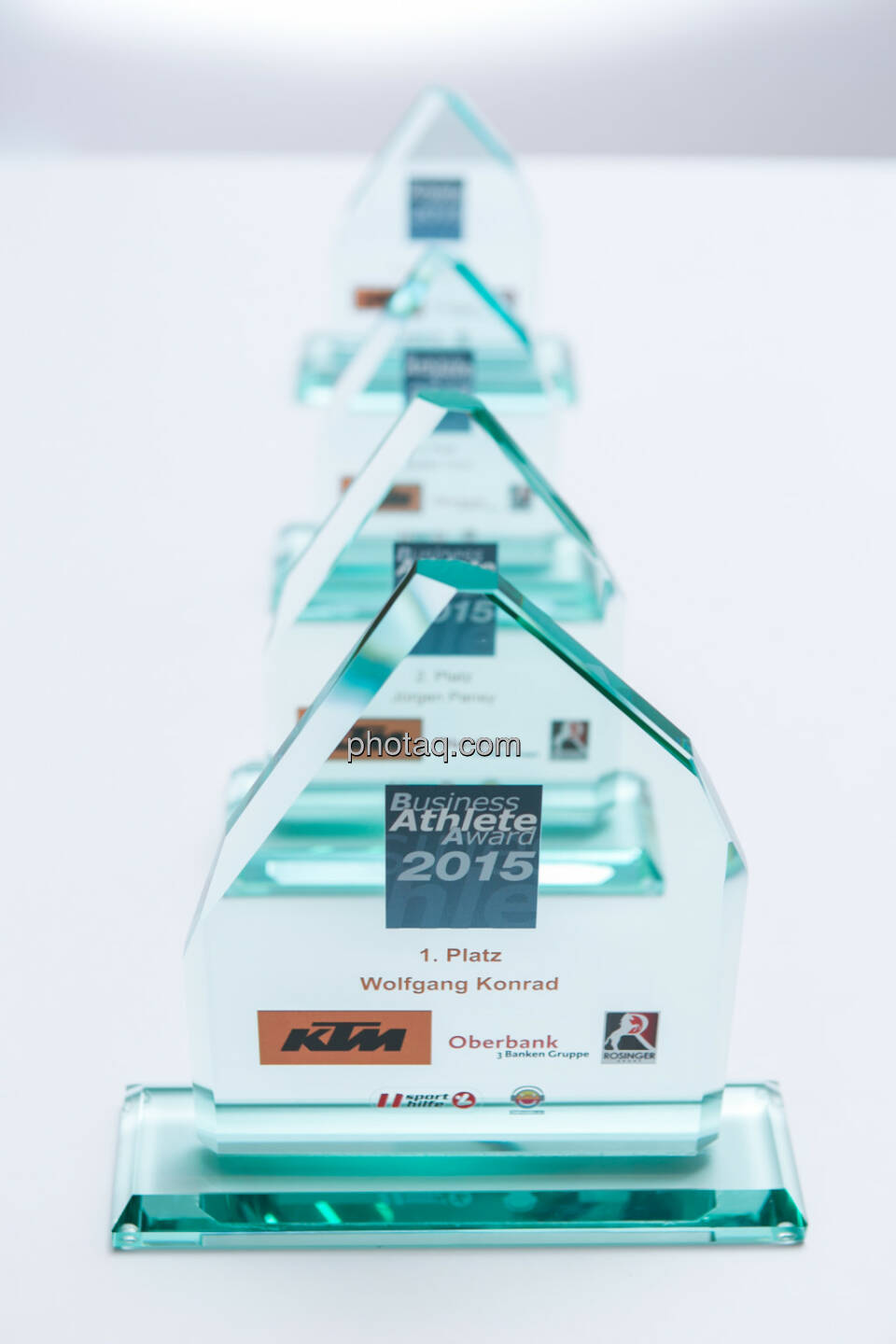 Business Athlete Award 2015 Platz 1, Platz 2, Platz 3 und Rookie of the Year