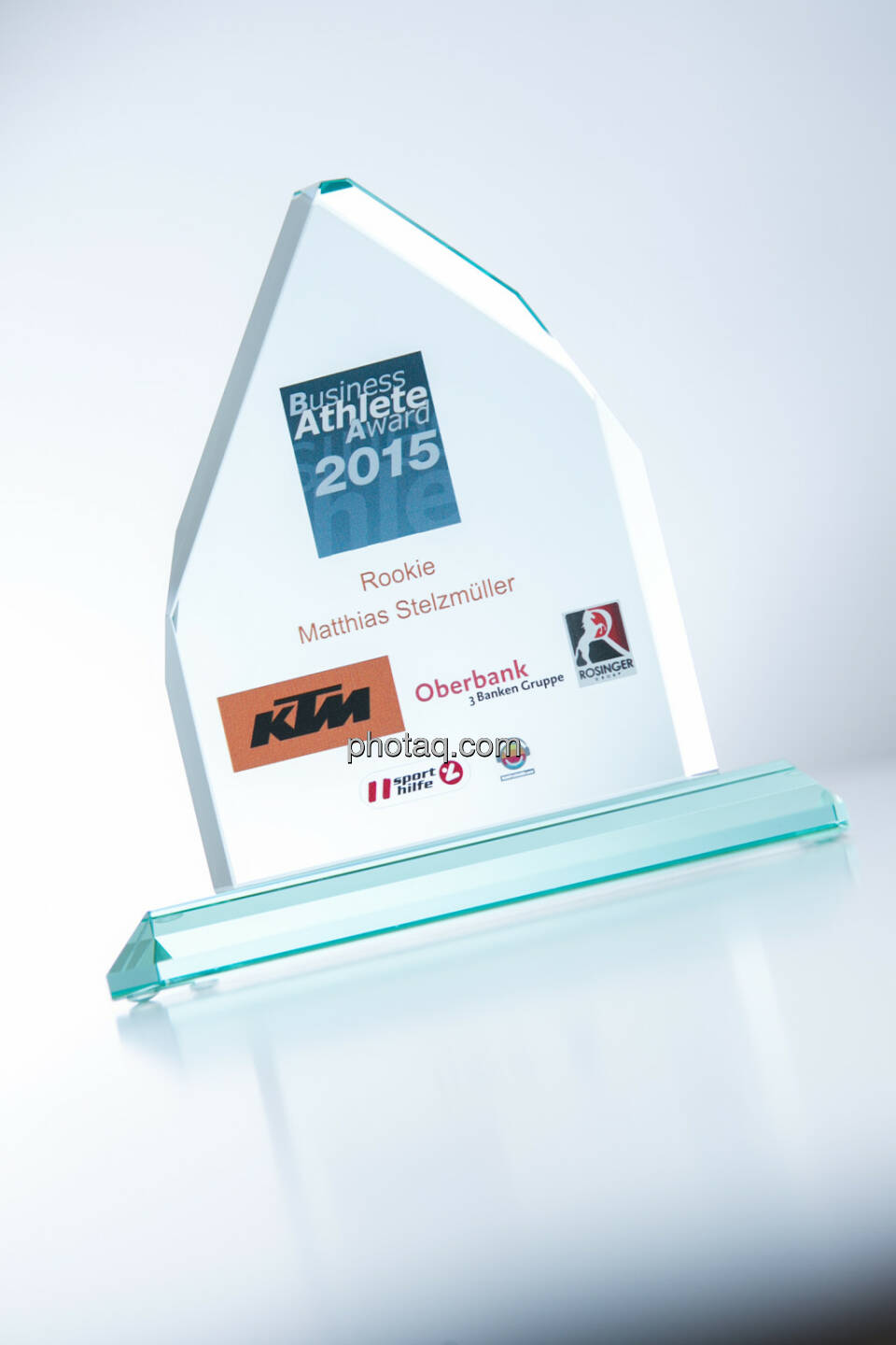 Business Athlete Award 2015 Rookie Matthias Stelzm&uuml;ller