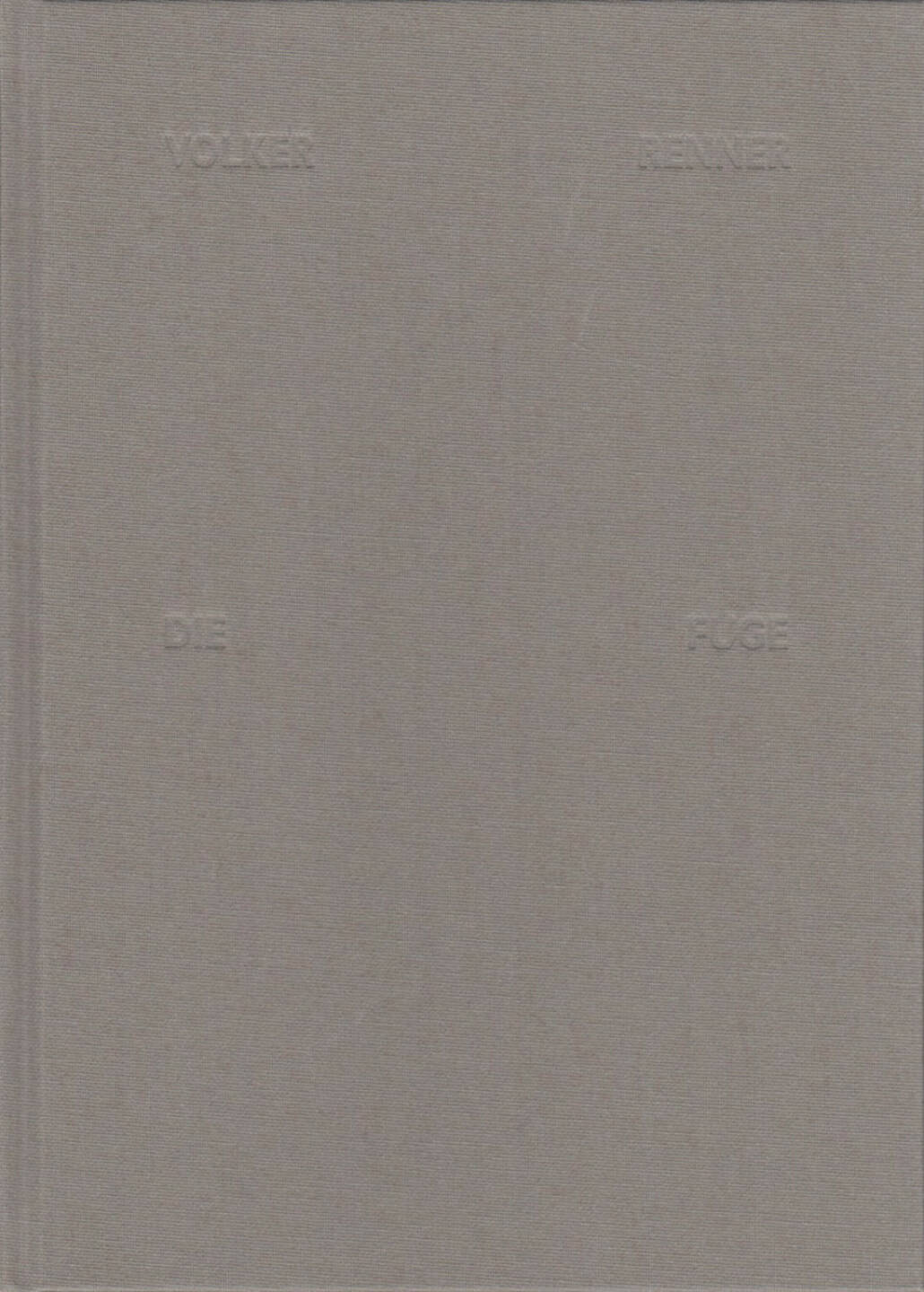Volker Renner - Die Fuge, Textem Verlag 2013, Cover - http://josefchladek.com/book/volker_renner_-_die_fuge
