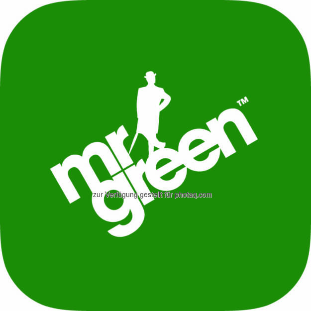 Mr Green App Logo : Das Online-Casino der Zukunft: Spieler begeistert über mobile Möglichkeiten : Fotocredit: (c) Mr Green Limited (TM) https://www.mrgreen.com, © Aussender (09.12.2015) 