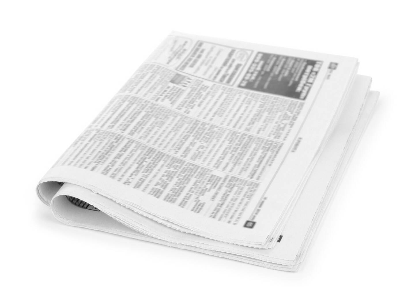 Zeitung, Annonce, Anzeige, http://www.shutterstock.com/de/pic-207409792/stock-photo-newspapers-stack-on-white-background.html