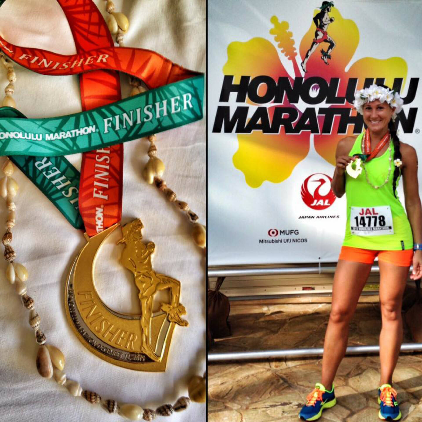 beim Honolulu Marathon