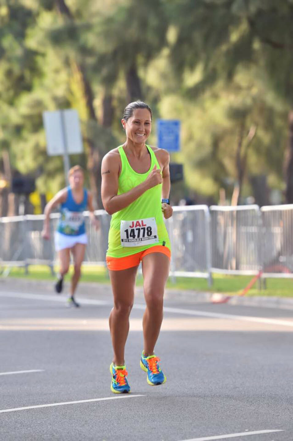 beim Honolulu Marathon