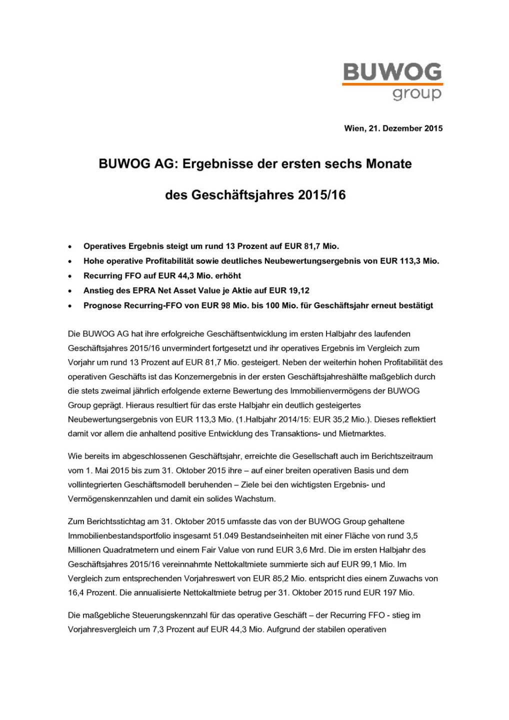 Buwog Ergebnisse 1. Halbjahr GF 2015/16, Seite 1/4, komplettes Dokument unter http://boerse-social.com/static/uploads/file_533_buwog_ergebnisse_1_halbjahr_gf_201516.pdf