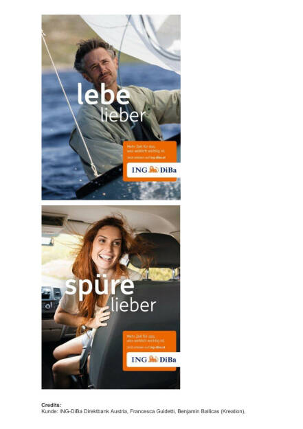 ING-DiBa startet „Lebe lieber“ , Seite 2/3, komplettes Dokument unter http://boerse-social.com/static/uploads/file_535_ing-diba_startet_lebe_lieber.pdf (22.12.2015) 