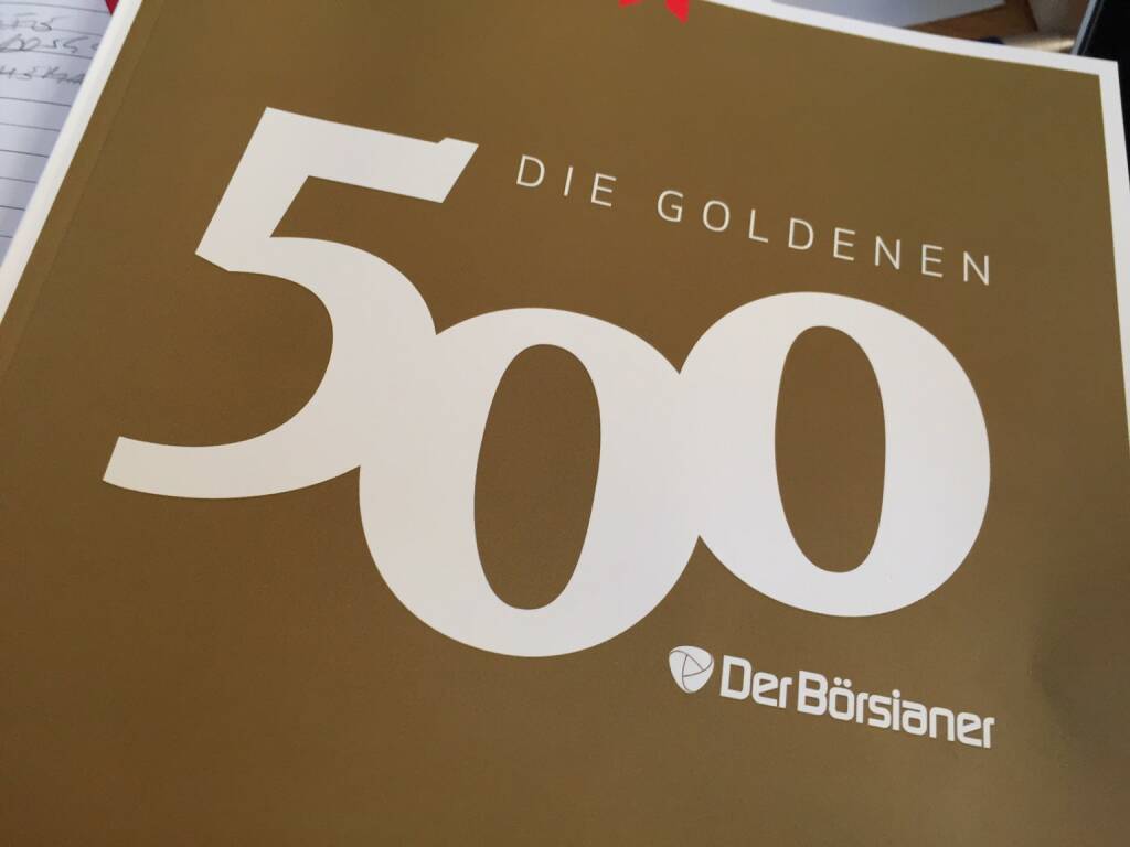 69. bei den Goldenen 500 Börsianern (23.12.2015)