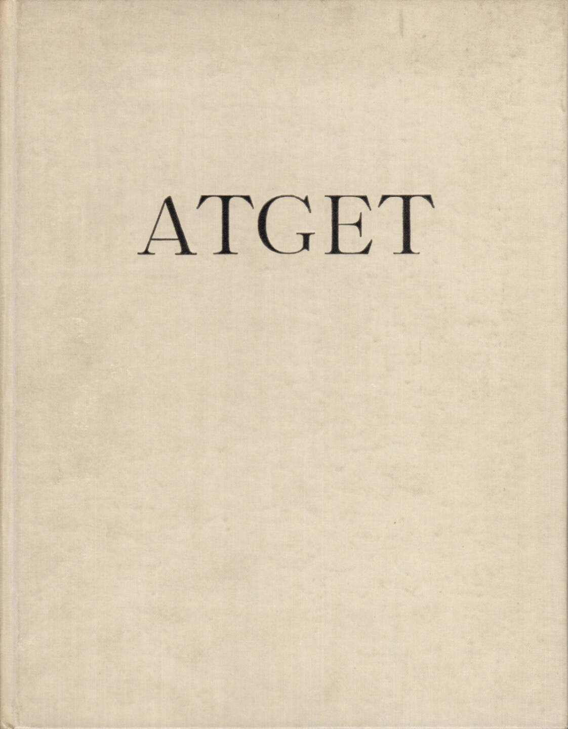 Eugene Atget - Lichtbilder, Henri Jonquières 1930, Cover - http://josefchladek.com/book/eugene_atget_-_lichtbilder