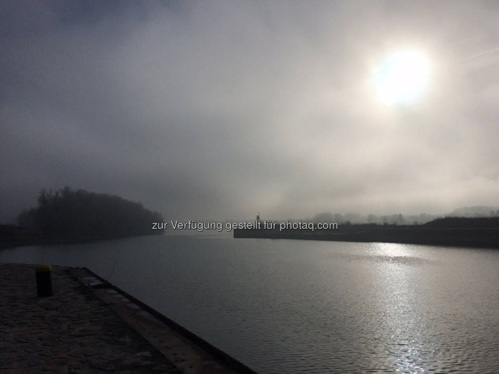 Ende der Donauinsel, © Martina Draper (26.12.2015) 