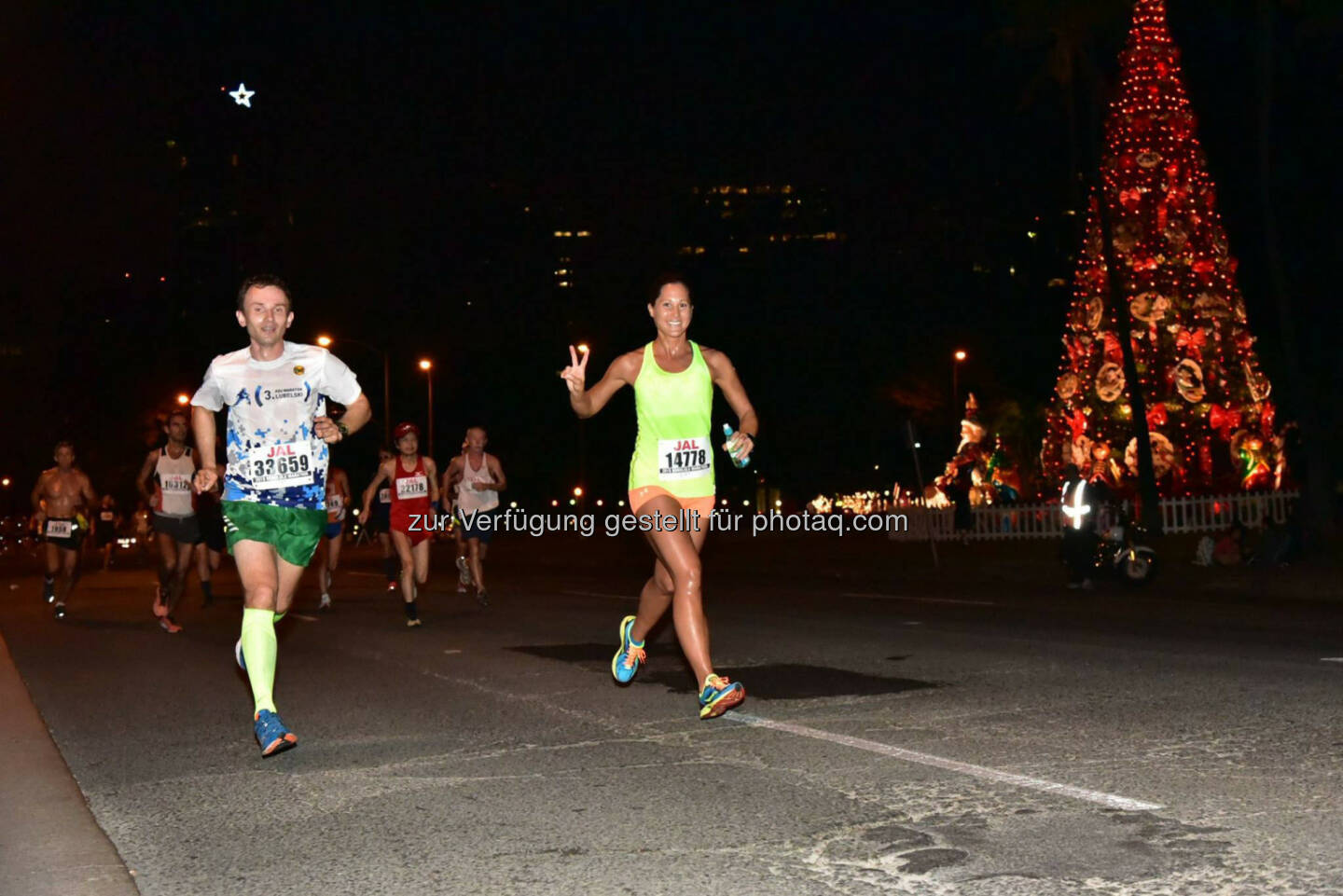 beim Honolulu Marathon