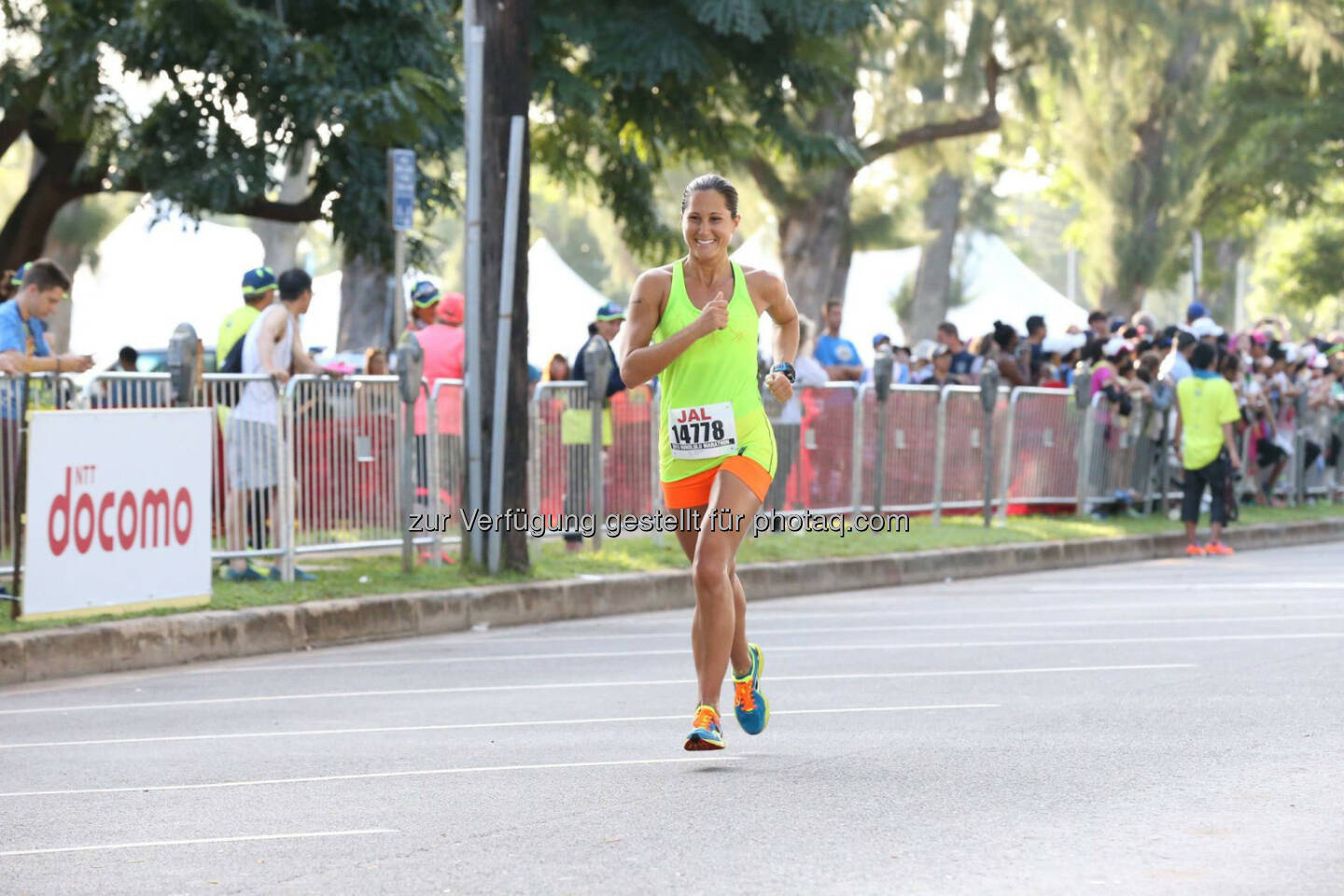 beim Honolulu Marathon