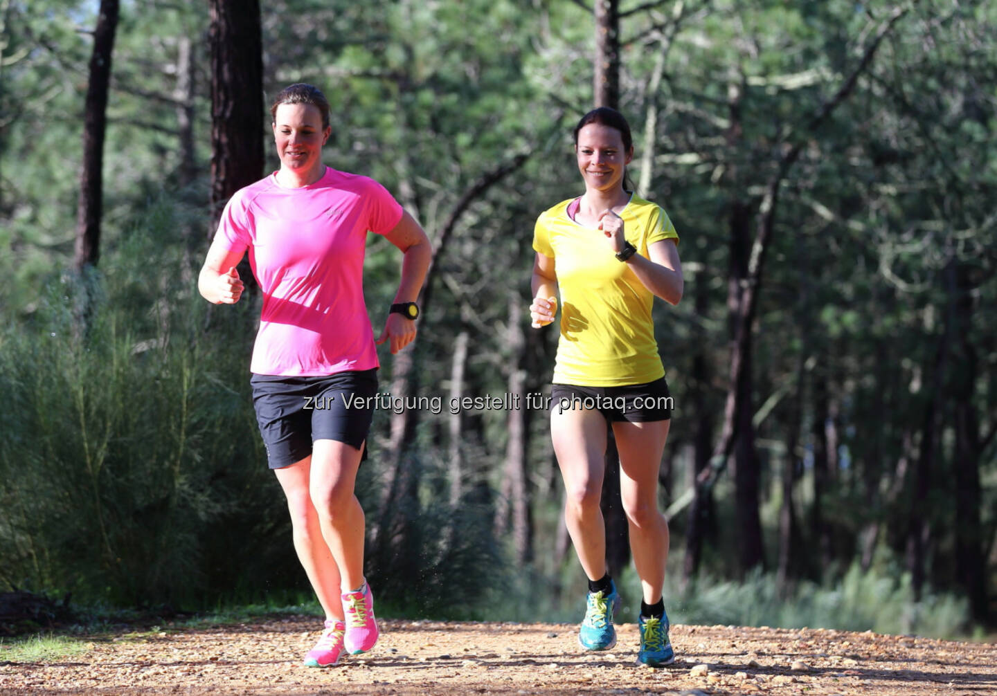 Tanja Stroschneider und Tanja 133 Bauer hirschen durch den Wald