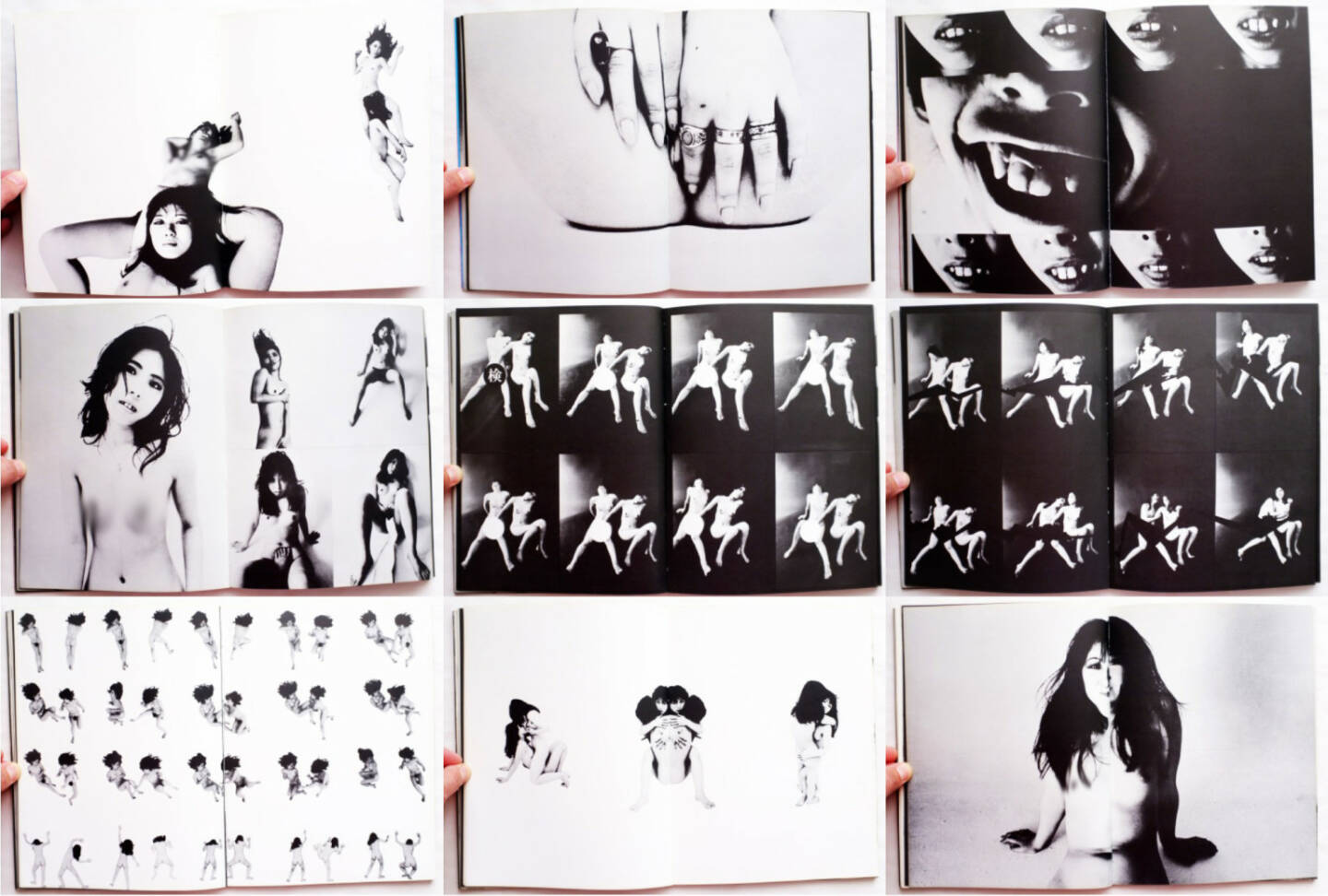 Nobuyoshi Araki - Oh Nippon (荒木経惟 おー日本), Miki Shuppan 1971, Beispielseiten, sample spreads - http://josefchladek.com/book/nobuyoshi_araki_-_oh_nippon_荒木経惟_おー日本