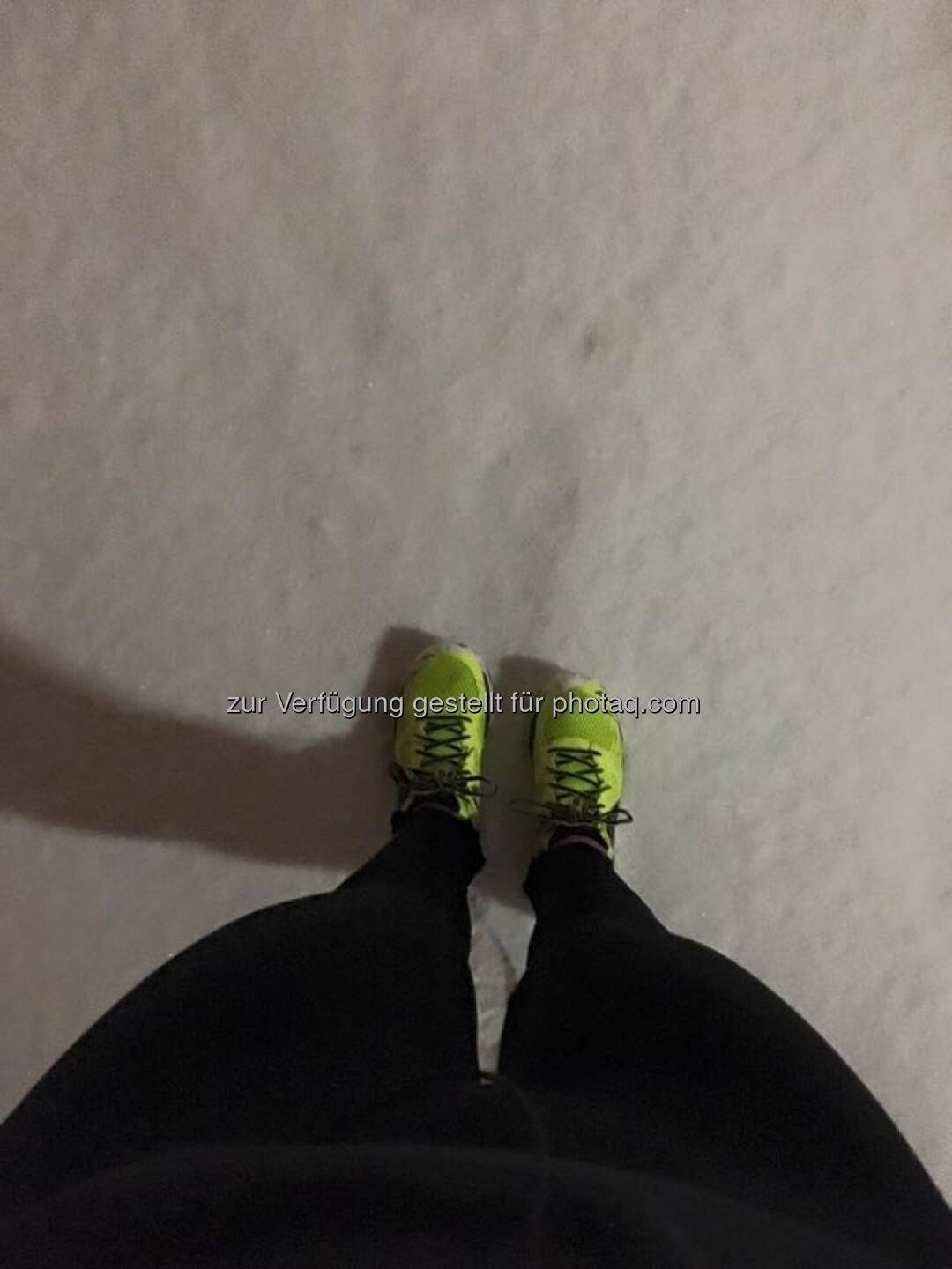Laufen im Schnee