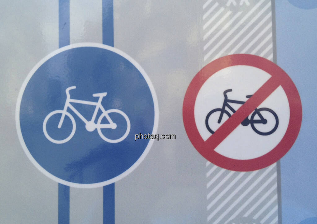 Fahrrad-Schilder, Radfahren (01.04.2013) 