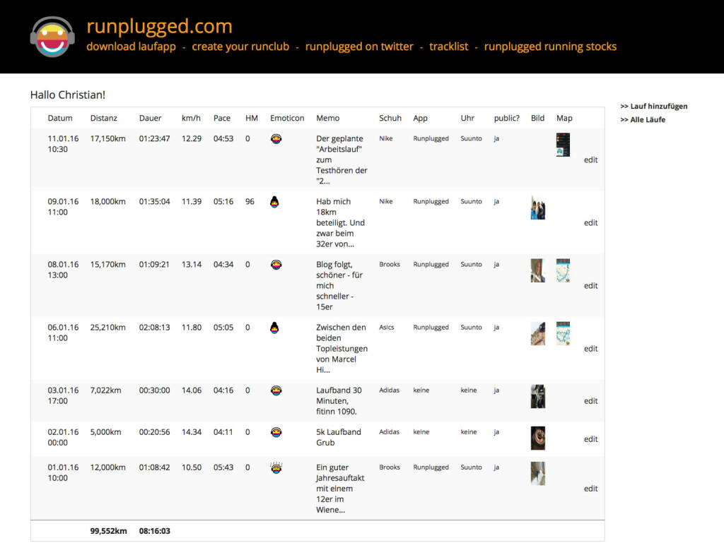 Auf http://www.runplugged.com/runkit hab ich auf 99,5 km erhöht (11.01.2016)
