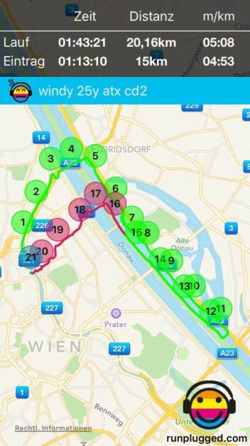 Runplugged Neu: 20,16 gelaufen, die schellsten 15 (diesmal 1-15 - grün ) in die Weltrangliste eingetragen (14.01.2016) 